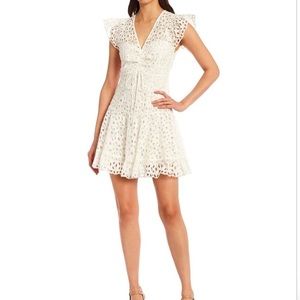 Gianni Bini White Eyelet Dress